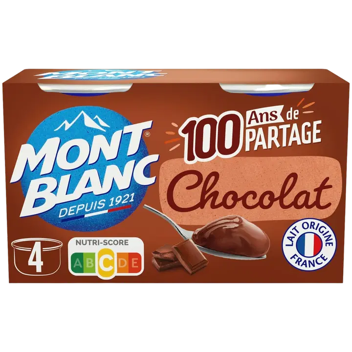 Mont Blanc Creme Dessert suklaavanukas 4x125g