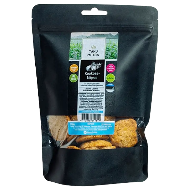 Täkumetsa kookoseküpsis 150g gluteenivaba
