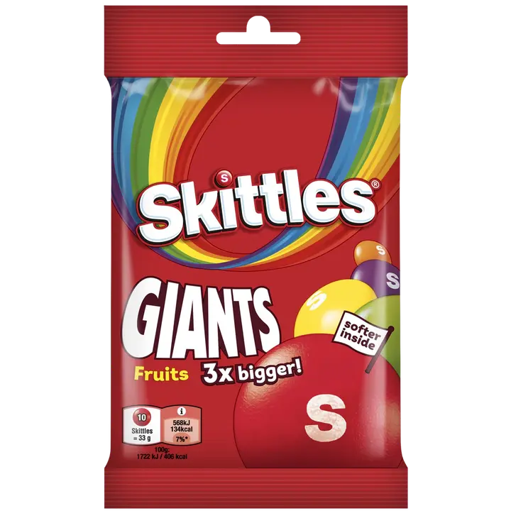 Skittles dražeed Giants, 116g