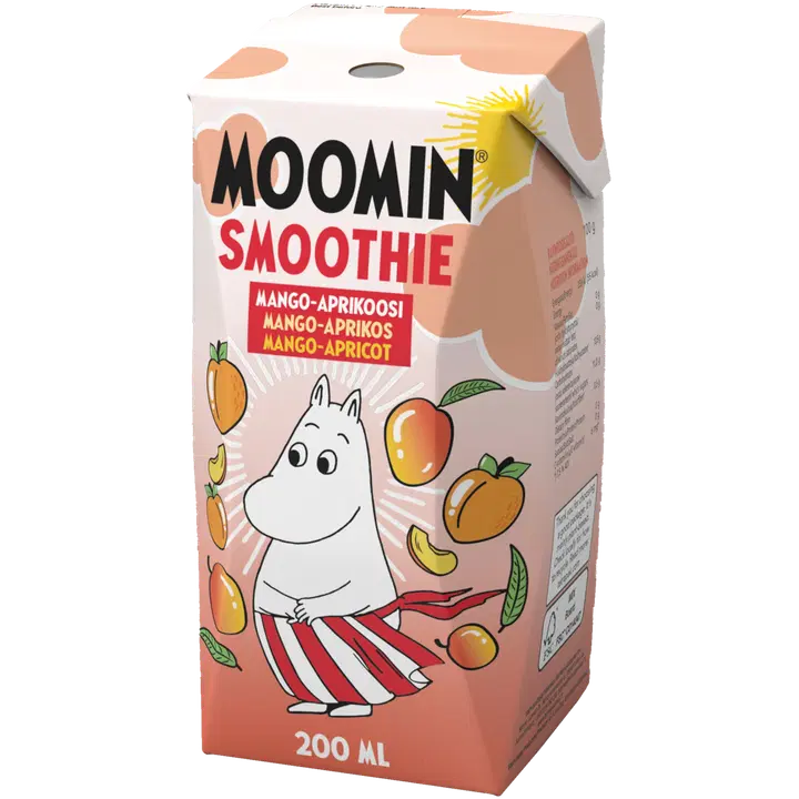 Moomin Mango aprikoosi smoothie 200ml
