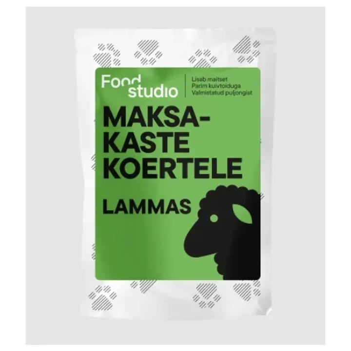 FoodStudio Lambamaksa kaste täiendtööt koertele 100ml