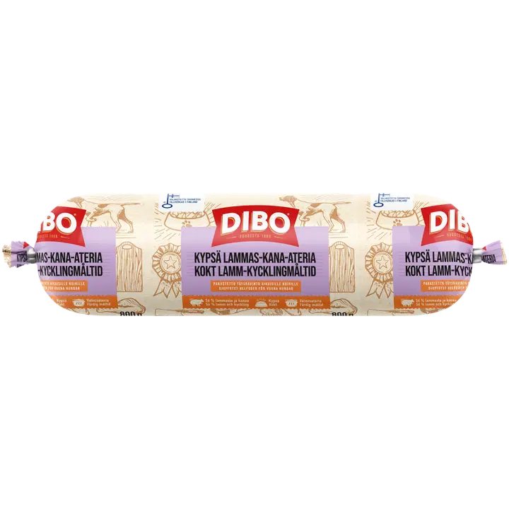 DIBO Kypsä lammas-kana-ateria 800 g
