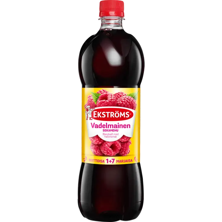 Ekströms vadelmainen sekamehutiiviste 0,95l