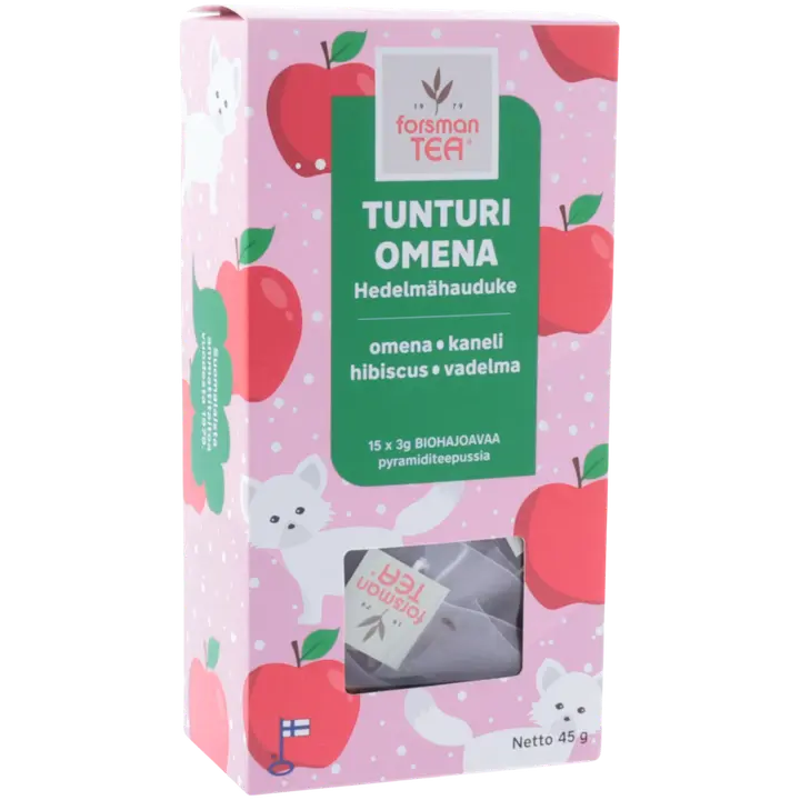 Forsman Pyramid Tunturi Omena maustettu yrttitee 15x3g