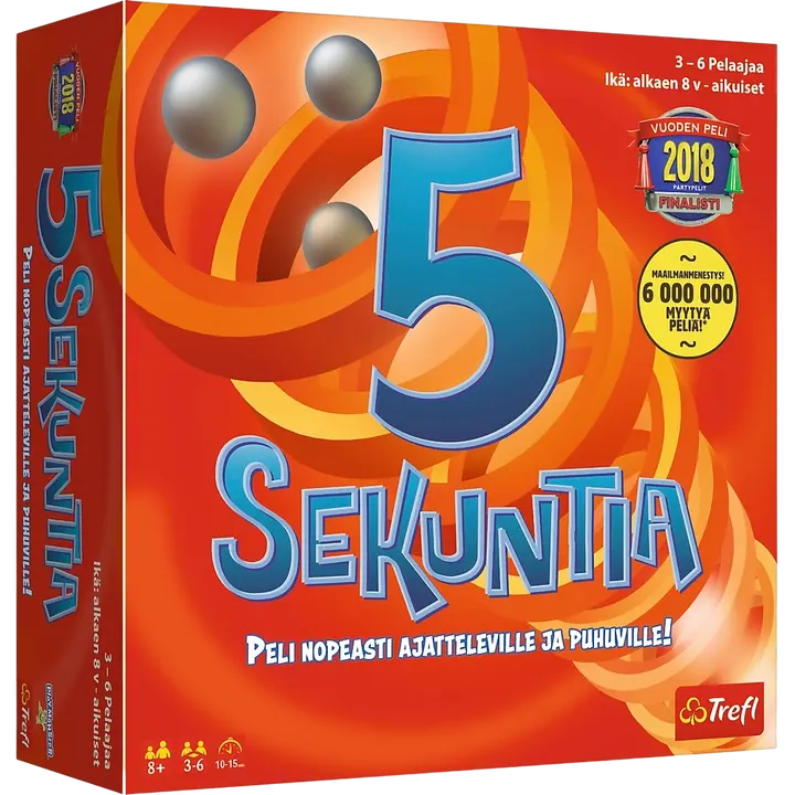 Trefl lautapeli "5 Sekuntia"