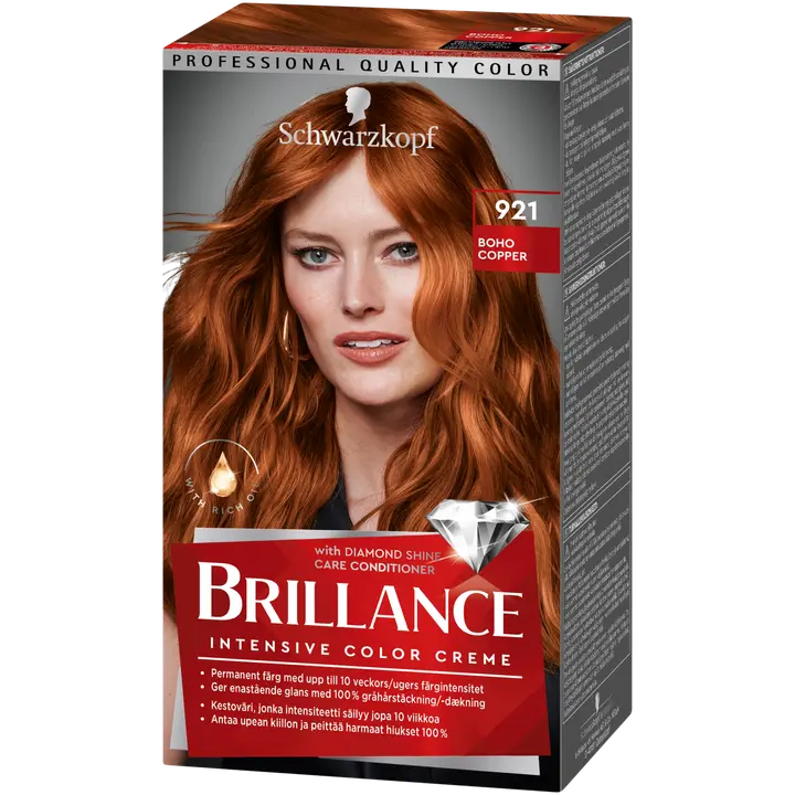 Juuksevärv Brillance 921 Boho Copper