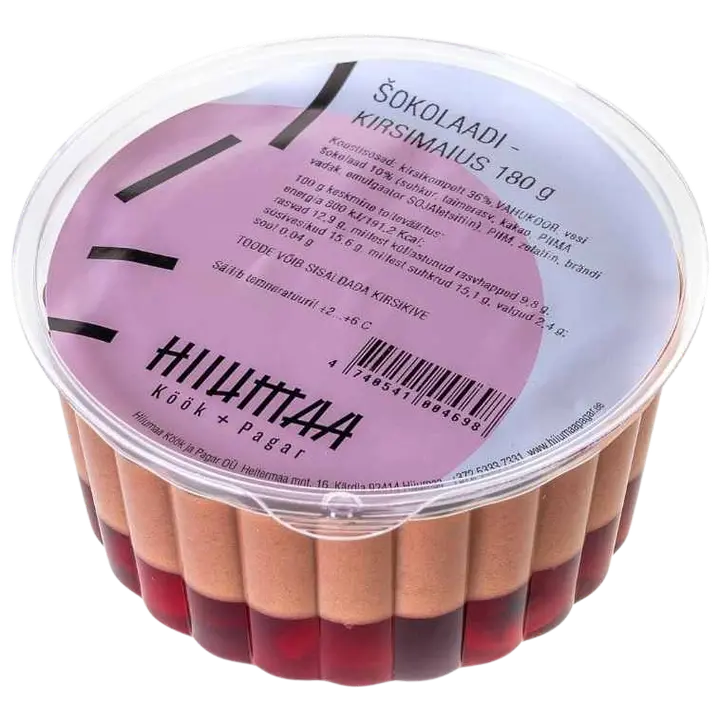HIIUMAA KÖÖK Šokolaadi-kirsimaius 180 G