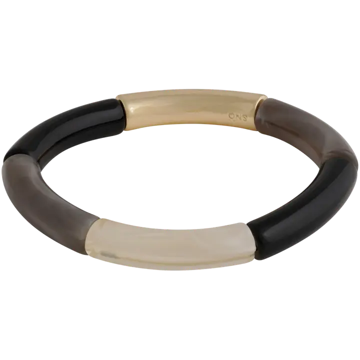 SNÖ of Sweden Becky pieni joustava rannekoru kulta/harmaa