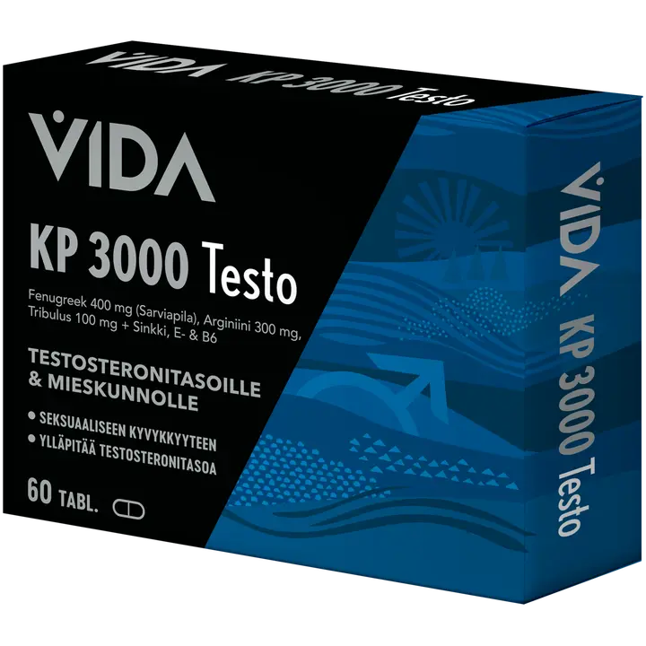 Vida KP 3000 Testo ravintolisä 60 tabl