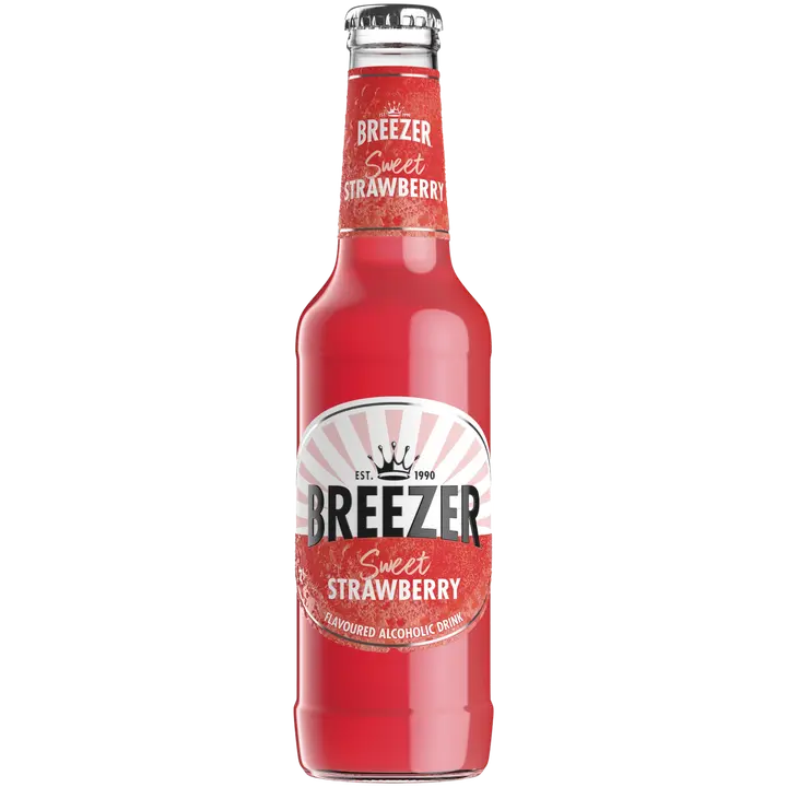 Breezer Strawberry juomasekoitus 27,5 cl lasiplo 4 %