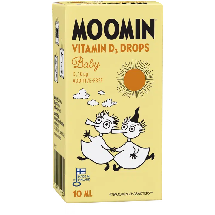 Muumi D-vitamiini 10 µg tilgad 10 ml