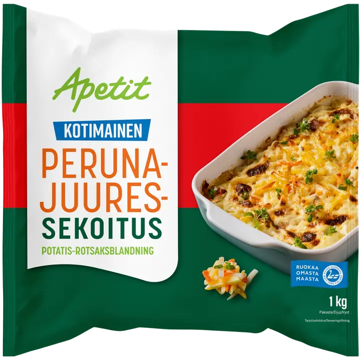 Apetit Kotimainen Peruna-juuressekoitus pakaste 1kg