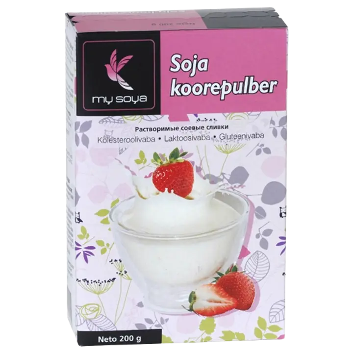 MySoya sojakoorepulber 200 g, gluteeni- ja laktoosivaba