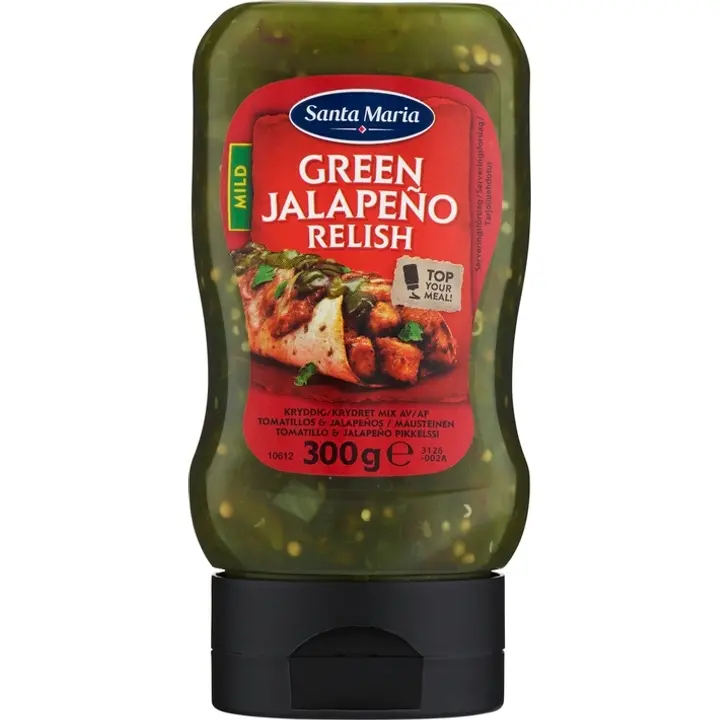Santa Maria Green Jalapeño Relish -pikkelssi 300g