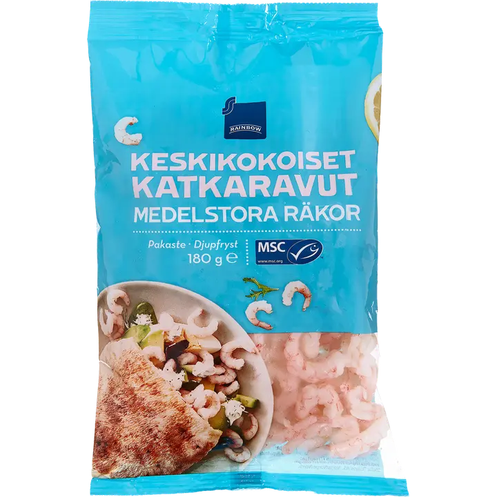 Coop krevetid, keskmine suurus, 180 g