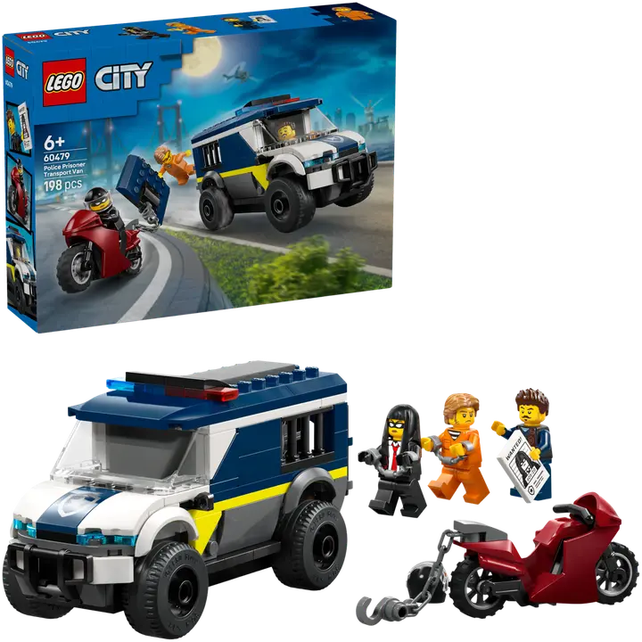 LEGO® City Police 60479 Poliisin vankienkuljetusauto
