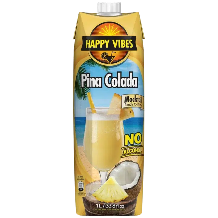 Happy Vibes Pina Colada Mocktail 1 L