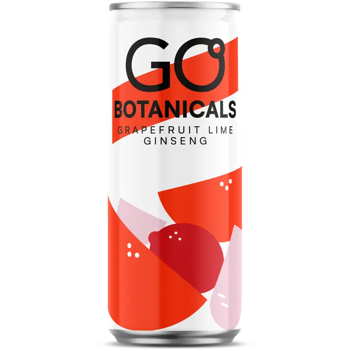 Go Botanicals Greibi-, laimi- ja ženšennimaitseline karastusjook 330 ml