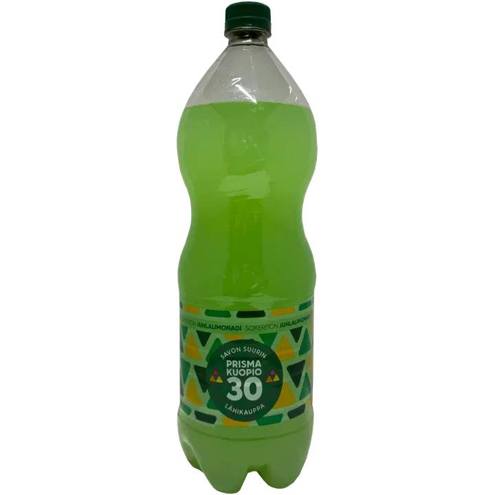 Prisma sokeriton omenan- ja sitruunanmakuinen virvoitusjuoma 1,5l