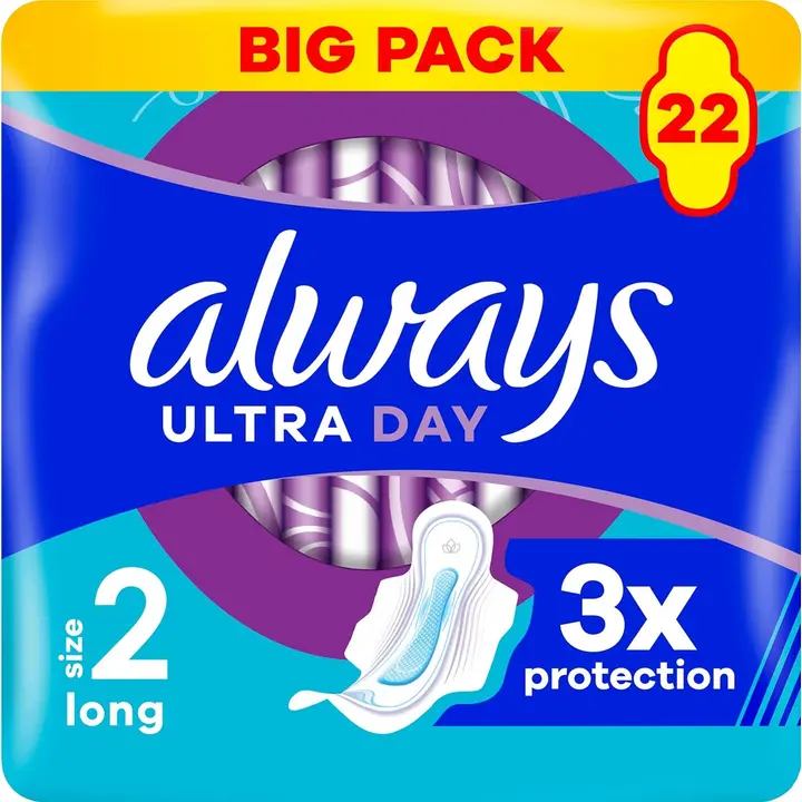 Always 22kpl Ultra Long 2 with wings terveysside + Ultra Night side 2 kpl