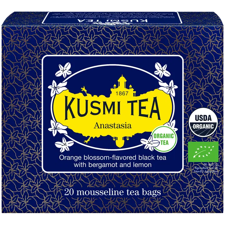Kusmi Luomu Anastasia musta tee 20x2g