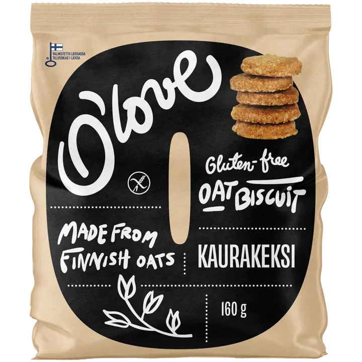 Porokylän O´love Kaurakeksi 160 g gluteeniton