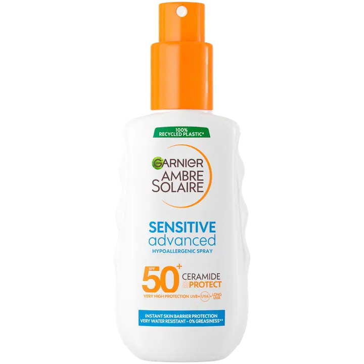 Päikesekreemi sprei Garnier Ambre Solaire Sensitive SPF50 150ml