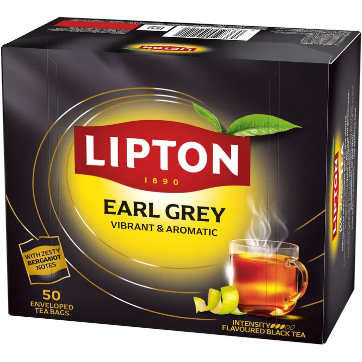 Lipton Musta Tee Earl Grey 50p/80g