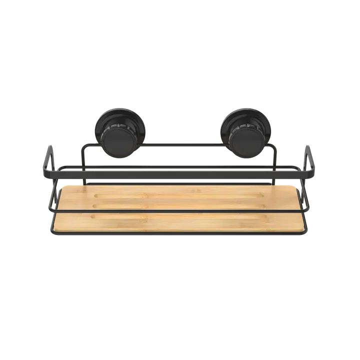 Riiul bambusplaadiga