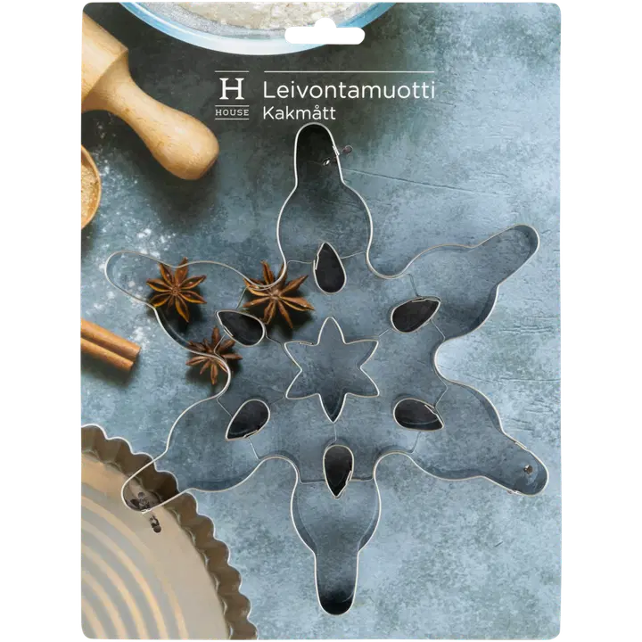 House piparimuotti lumihiutale