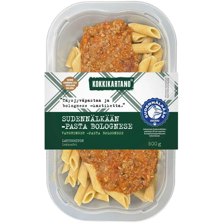 Kokkikartano Sudennälkään -pasta bolognese 500g