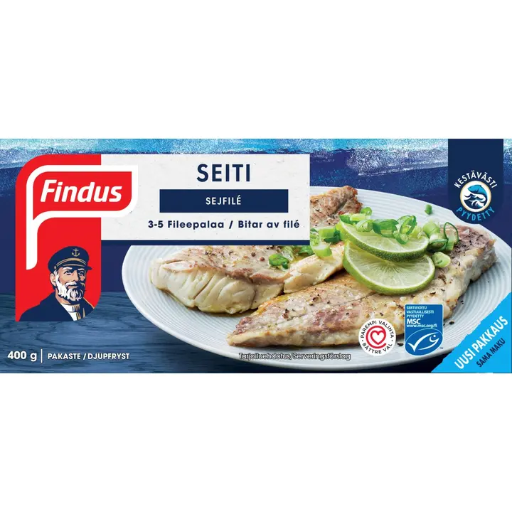 Findus Seiti MSC 400g, pakaste