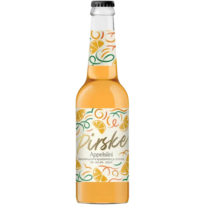 PIRSKE Appelsiini rommijuoma 4 % 27,5 cl