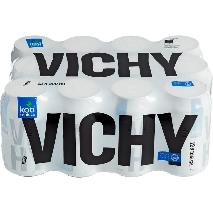 12 x Kotimaista Vichy kivennäisvesi 0,33l