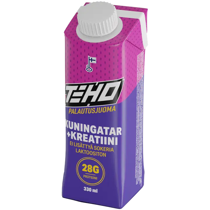 TEHO  taastumisjook Kuninganna+kreatiin, lisatud suhkruta 330 ml