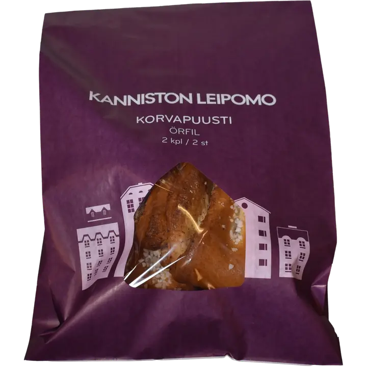 Kanniston Leipomon Korvapuusti pakattu 2 kpl