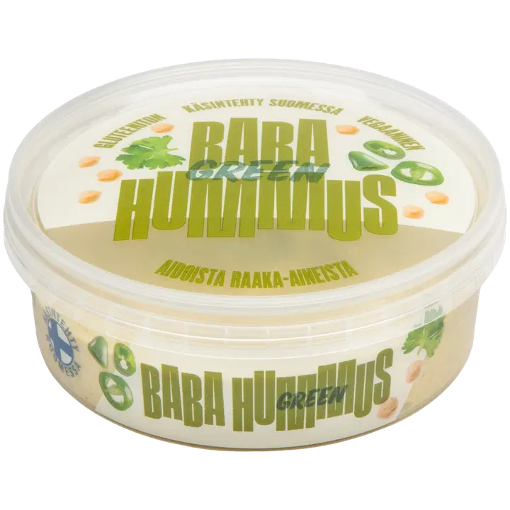 Baba Green Hummus kikhernelevite - dippi 225g