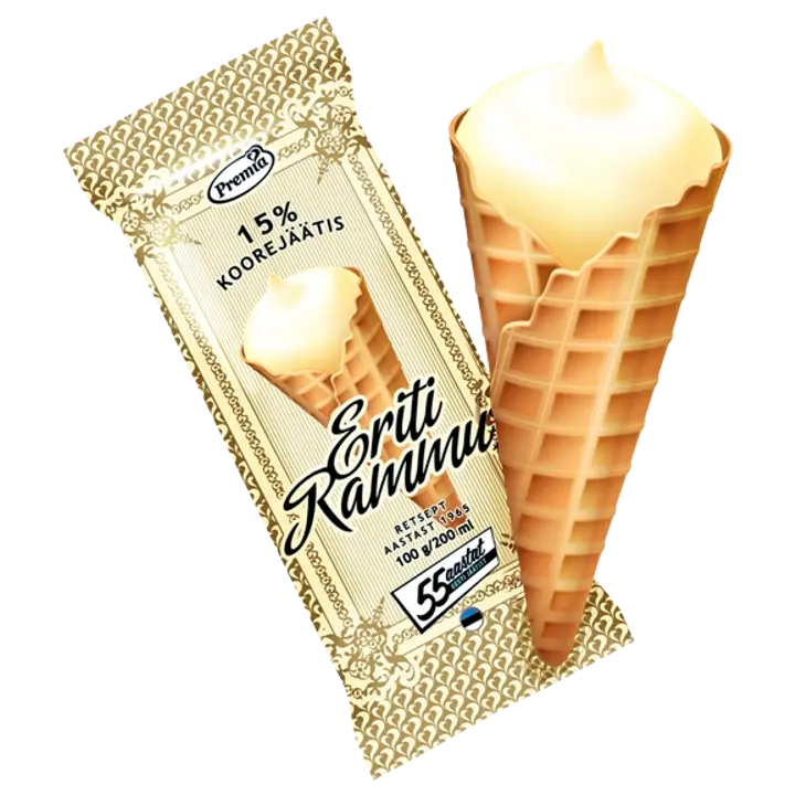 Eriti Rammus vanillijäätis, 200 ml
