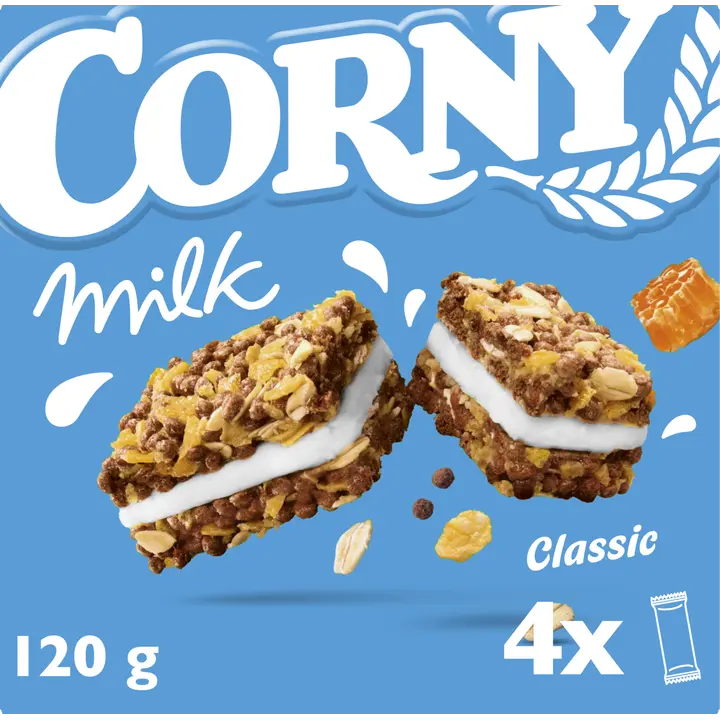 Corny Milk Classic välipalapatukka 4x30g