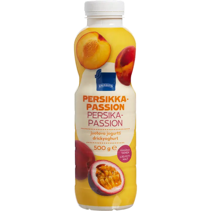 Rainbow joogijogurt virsiku-passioni 500g