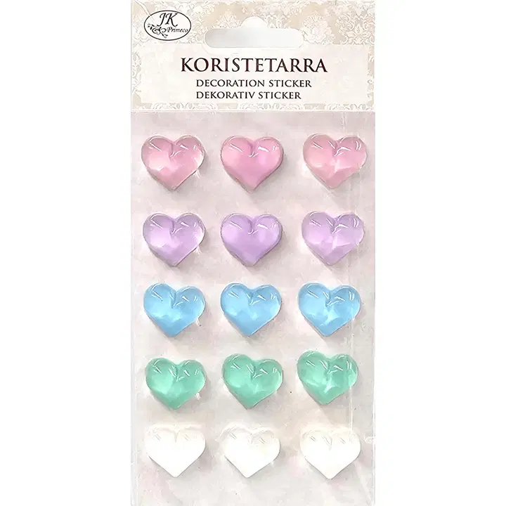 J.K. Primeco koristetarra Sydän pastelli