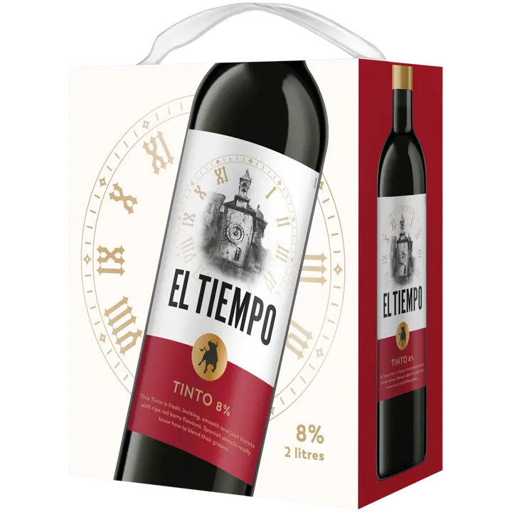 El Tiempo Tinto 8 til-% 2L BIB