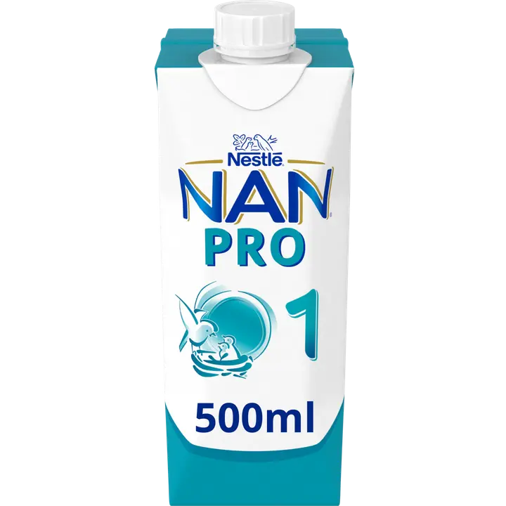 Nestlé Nan 500ml Pro 1 maitopohjainen käyttövalmis äidinmaidonkorvike