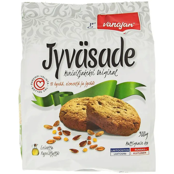 Vanajan Jyväsade Moniviljakeksi Original 300 g