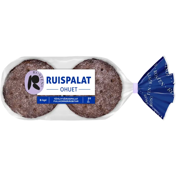 Rosten Ohuet Ruispalat 6 kpl/225 g