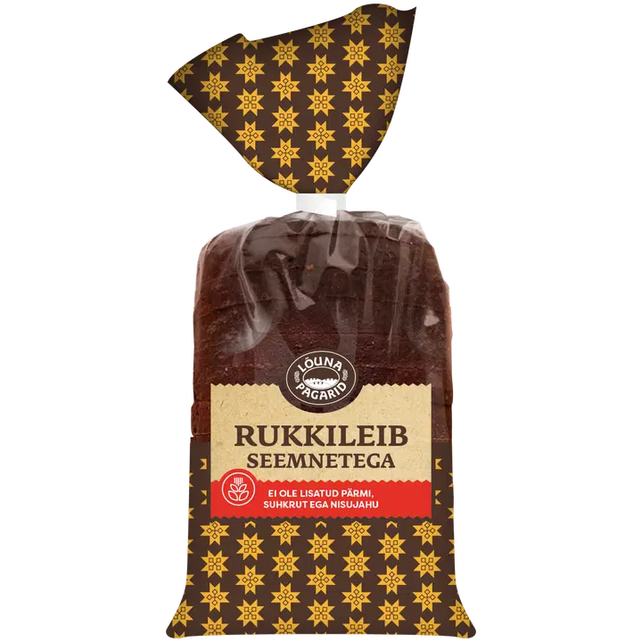 Lõuna Pagarid Rukkileib Seemnetega 300 g