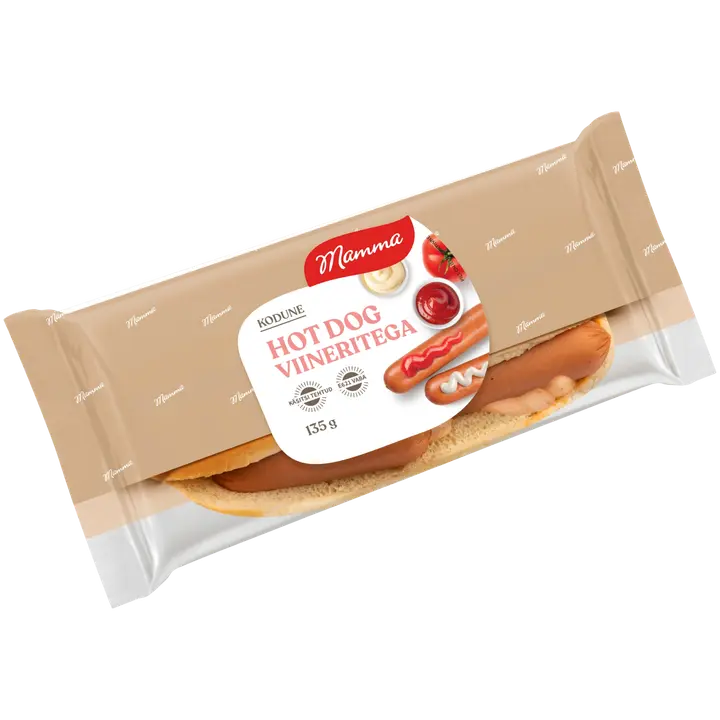 Mamma Hot Dog Viineritega 135 G