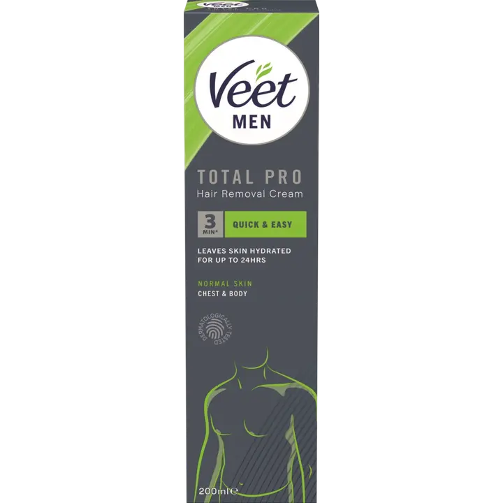 Veet Men Total Pro Normaali-iho Ihokarvanpoistovoide 200ml