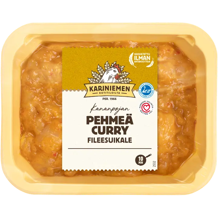 Kariniemen Kananpojan fileesuikale pehmeä curry 450 g