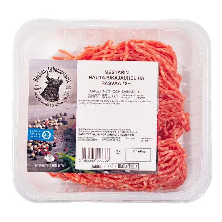 Kotkan lihamestarit nauta-sikajauheliha n. 350 g